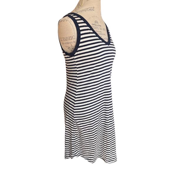 Candace Cameron Bure Black and White Striped Dress - Picture 2 of 6